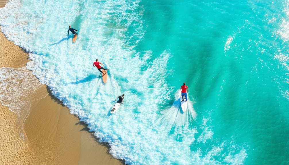timing for surfing and watersports