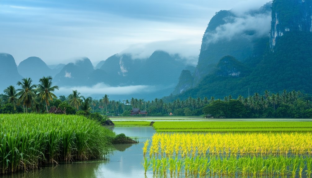 varied weather conditions thailand wide